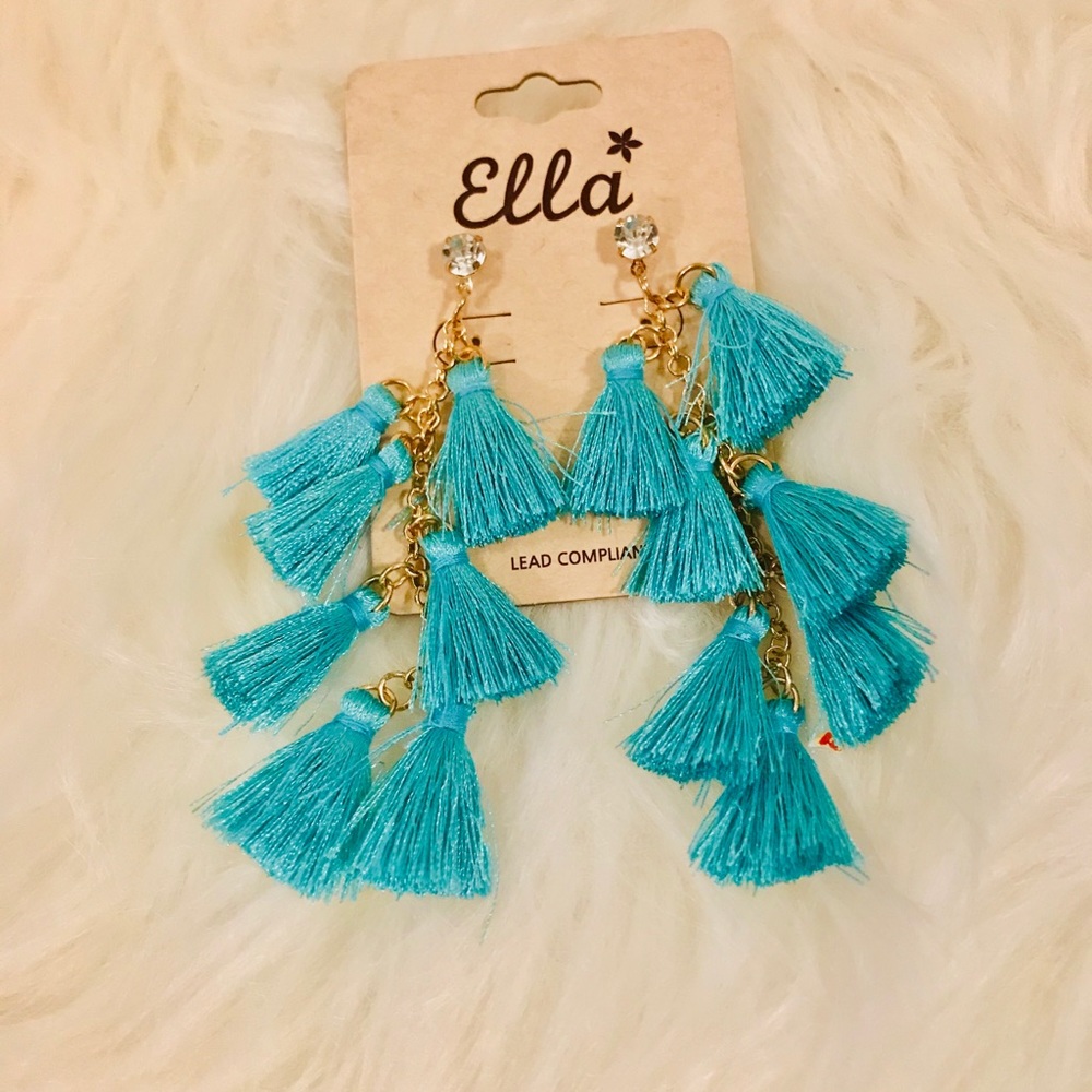 NWT- Ella Tassle Earrings